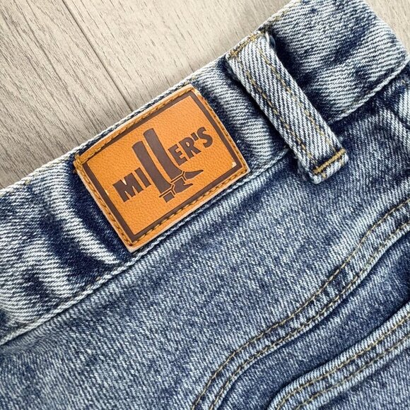 Millers Vintage Womens 26 Denim Cut Off Shorts Acid Wash High Waist Festival - Picture 6 of 6